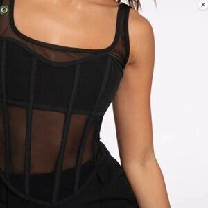 Heiress Beverly Hills Mesh Corset xxs | MSRP $100+